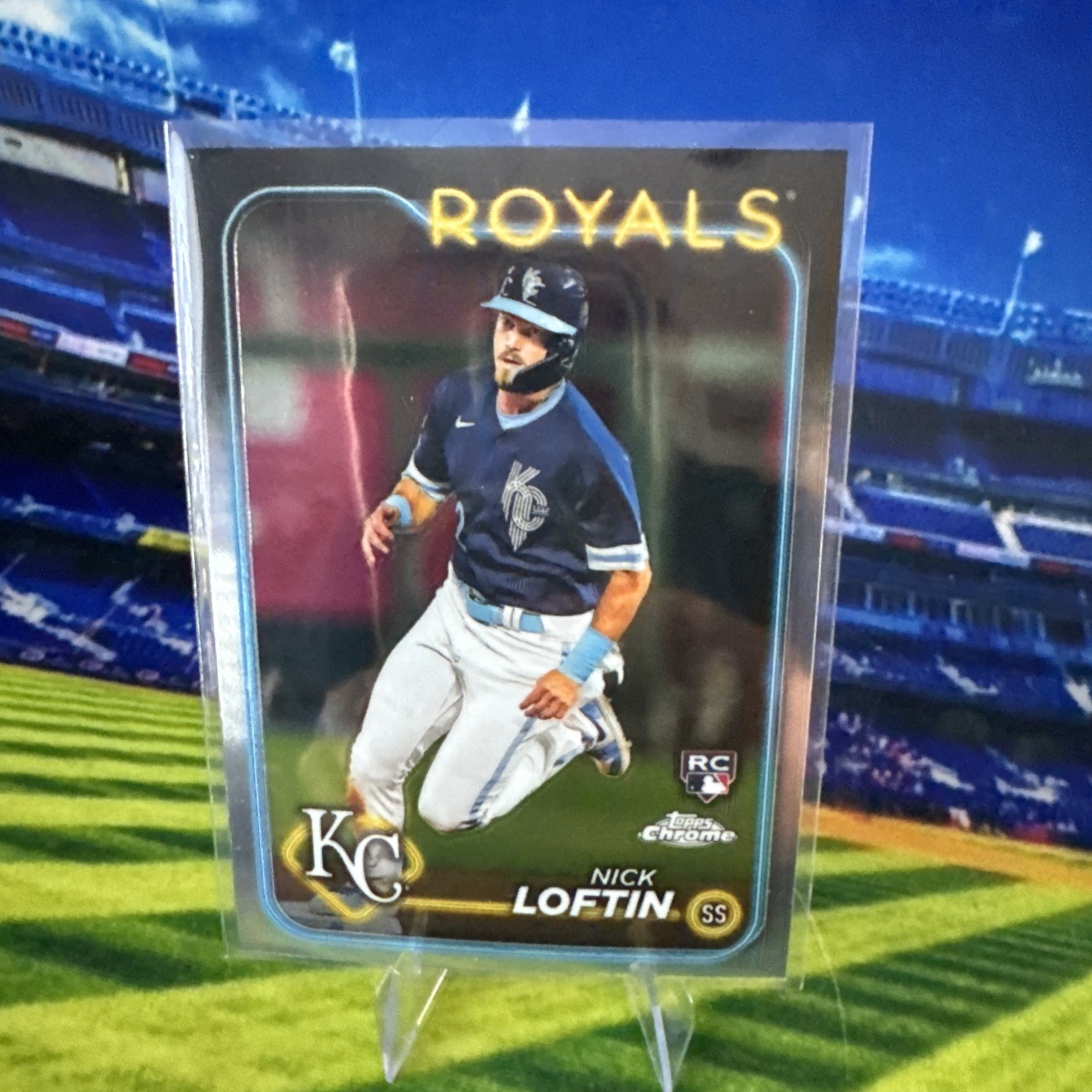 2024 Topps Chrome RC Nick Loftin #183 Kansas City Royals