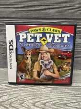 Paws & Claws Vet Australian Adventures Nintendo DS Works Complete RARE