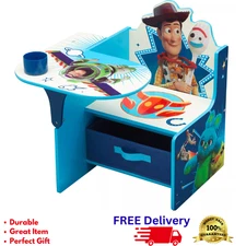 NEW Delta Children Toy Story 4 Chair Desk w/ Storage Bin Toddler Kids