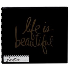 Heidi Swapp Storyline2 Post Bound Album 12"X12"-Gold Life
