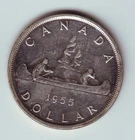 Canada Silver Dollar 1955