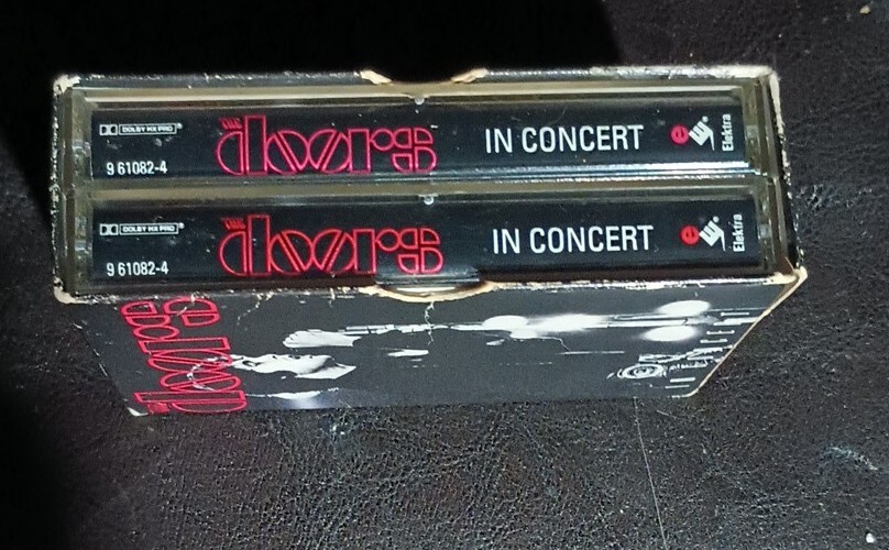 THE DOORS IN CONCERT Cassette Tapes 1991 BOX SET Rock Psychedelic