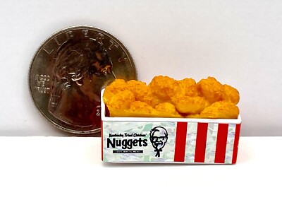 KFC LUXURY METALLIC BOX OF CHICKEN NUGGETS ZURU KFC Mini Brands