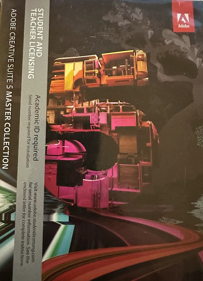 Adobe Creative Suite 5 para Mac/Licencia de estudiante/profesor, se necesita identificación académica Foto 2 de 3