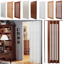 PVC Accordion Door Folding Sliding Panel Door Divider Living Room Divider uk