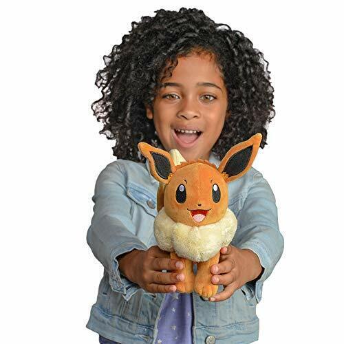 Pokémon Eevee und Pikachu 2er Pack Plüschtiere Stofftiere 8 Zoll - Bild 6 von 6