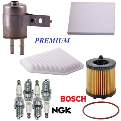 Tune Up Kit Filters Spark Plugs For CHEVROLET COBALT L4 2.2L; Non Calif. 2010