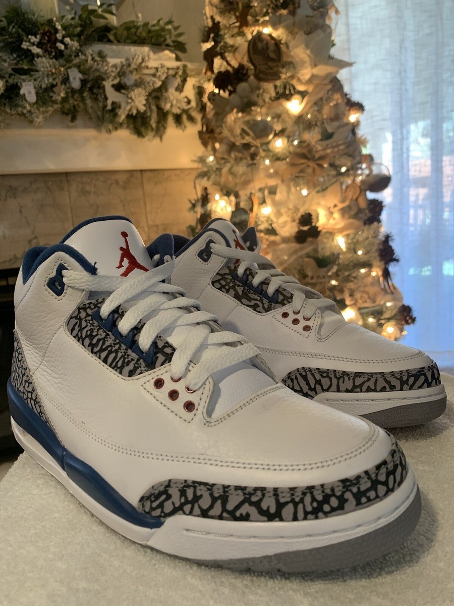 jordan retro 3 true blue size 8.5