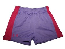 Girl Under Armour Purple Net Athletic Shorts Size 4