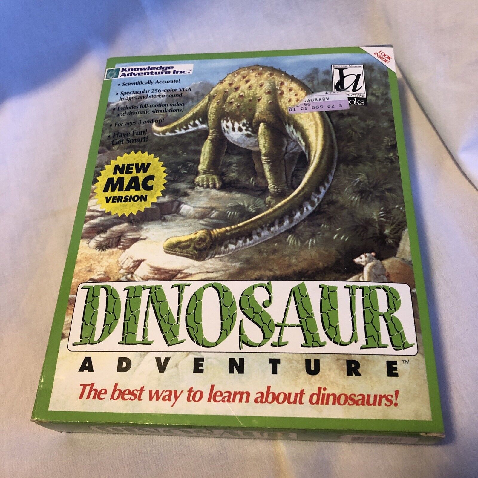 Serious Game Classification : 3-D Dinosaur Adventure: Anniversary Edition  (1997)