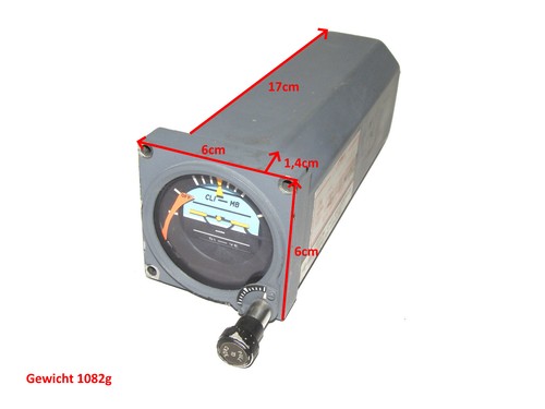 Orizzonte/Indicatore Artificiale, 2 1/4 Attitude Mod.AI-804BA 28 VDC - Foto 4 di 6