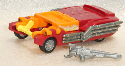 TRANSFORMER G1 HOT ROD AUTOBOTS figure 1984 hasbro + laser blaster gun incomplet