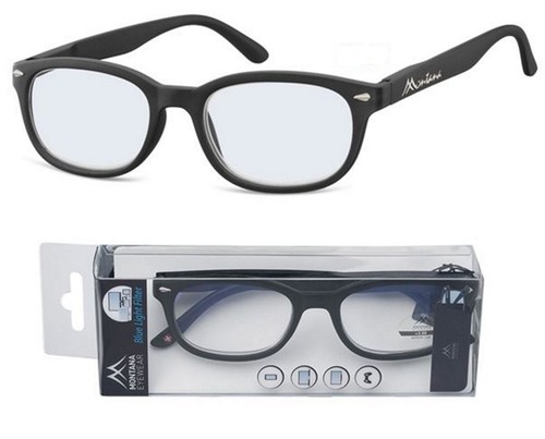 Occhiali Lettura Montana Uomo Donna Filtro Luce Blu da Lettura Computer PC  BLF70 | eBay