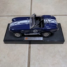 Sunnyside 1965 Ford Shelby Cobra 427 S/C 1/24 Scale DieCast Blue White #3 Racing