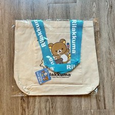 Rilakkuma 20th Anniversary USA Tour Canvas Tote Bag NWT