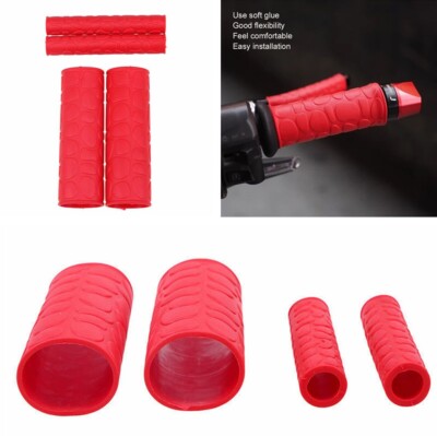 New Motorcycle Handlebar Grip Brake Clutches Lever Cover Protector Non-slip  DIY