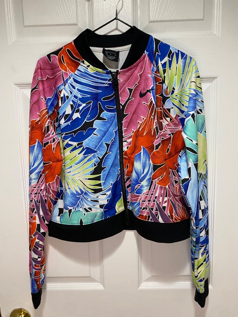 nike floral print jacket