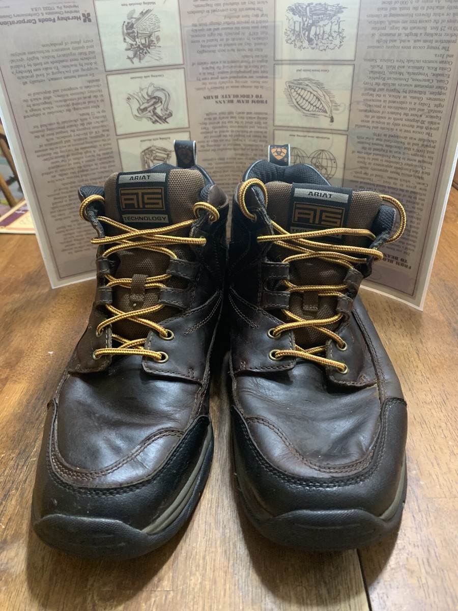 Ariat ATS Terrain Boot Hiking Work Brown Leather 10002182 
