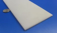 Hdpe White Bar 3/16" (.188") Thick x 4.00" Wide x 12" Long, 6 Pcs, 6 Ft Total