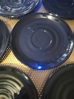 Set Of 10 Black Glass Saucers   Estate JJ#109 — photo 10