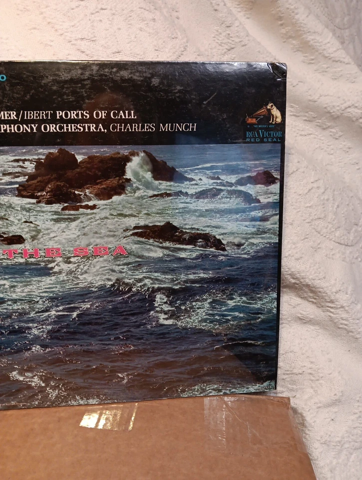 NEW SEALED THE SEA Debussy La Mer Ibert Escales Munch Boston LP 1958 Red Seal - Image 3 of 4