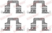 Quick Brake 109-1766 ZubehöRkit, Scheibenbremsbelag FüR Audi