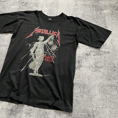 ヴィンテージ LLICAメタリカ And Justice For AIl Vintage Metallica 90s 
