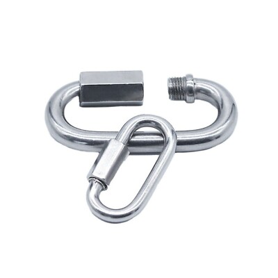 Carabiner Quick link Strap Connector 304 Stainless Steel Chain Repair Shackle