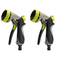 Grafner 2x Metall Gartenbrause Handbrause Gartenspritze Gartenschlauch Spritze