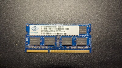 4GB DDR3 1600 MHz 2RX8 PC3-12800F 1.5V 204 Pin Laptop Memory SODIMM RAM Micron