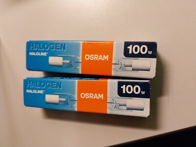 2 x Osram Halogen Haloline 100W 64690 230V R7s 1500lm 