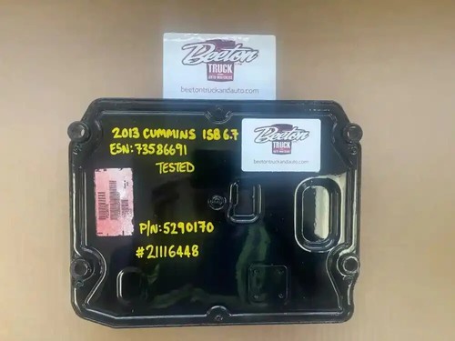2013- Cummins ISB 6.7 / ISX15 Engine ECM (Tested) - P/N: 5290170 / P5290170 - Picture 2 of 3