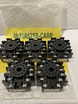 Lot of 5 McMaster -Carr  #OT11-PC CUSTOM CONNECTORS OT 11 RELAYS , 300V 10A