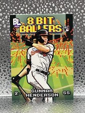 2023 TOPPS BIG LEAGUE 8 BIT BALLERS VIDEO GAME GUNNAR HENDERSON RC INSERT 8B-9