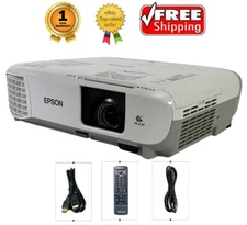 Refurbished Epson PowerLite X39 3LCD Projector 3500 ANSI HD 1080p HDMI w/Remote
