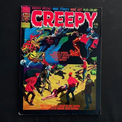 Creepy - Number 74 - Comic Book - Warren - 1975 Vintage Horror Magazine