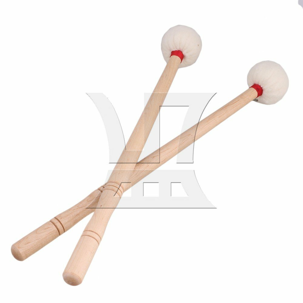 32.5x4mm Timpani Mallet Drumsticks Tuning Soft Felt Head Wood Handle eBay