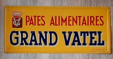 Ancienne publicité Plaque en tôle pates alimentaires grand vatel Andreis