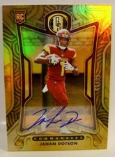 JAHAN DOTSON ROOKE CARD RC #65 /99 AUTO GOLD STANDARD PANINI FOOTBALL 2022