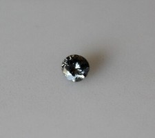 Diamant "DARK SILVER" Noir Argenté de 0,320 ct - Taille Rond Brillant