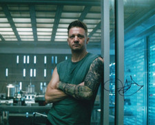 JEREMY RENNER signed Autogramm 20x25cm AVENGERS in Person autograph HAWKEYE ACOA
