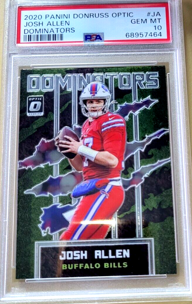 Josh Allen -PSA 10 - Gem Mint 2020 Panini Donruss Optic Dominators