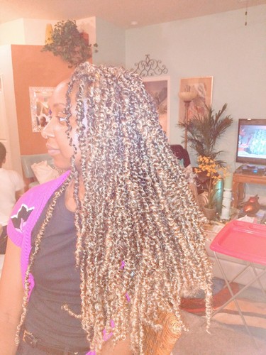 New Custom Hand-made Passion Twist Crochet Wig Your Choice of Color New - 第 5/7 張圖片