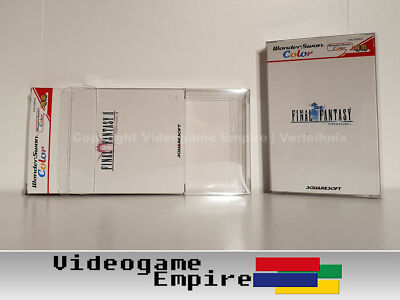10x Schutzhüllen 0,4mm Bandai WonderSwan Color GameGuard Hüllen Box Protector 
