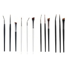 3pcs Set Of Stylish Angled Eyeliners Brushes For Detailed And Elegant Makeup