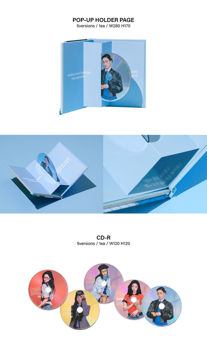 ILLIT [BOMB] 3rd Mini Album GLLIT Ver/CD+Photo Book+B.Mark+Sticker