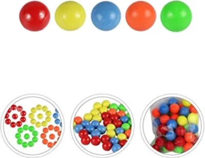 100 Stück Mini Farbsortierkugeln für Kinder Mathe Zählen & Wahrscheinlichkeit Lernen