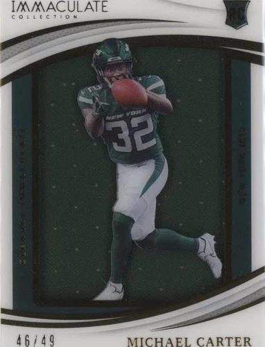 2021 Panini Immaculate Collection Michael Carter #CRJ-MC