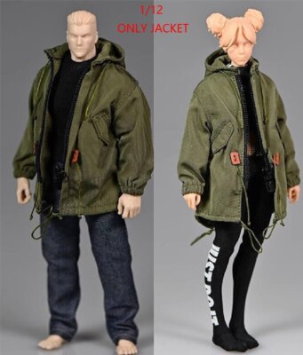 (KEINE ABBILDUNG) 1/12 Maßstab Soldat trendiges Jackenmodell für 6 Zoll ROMANKEY