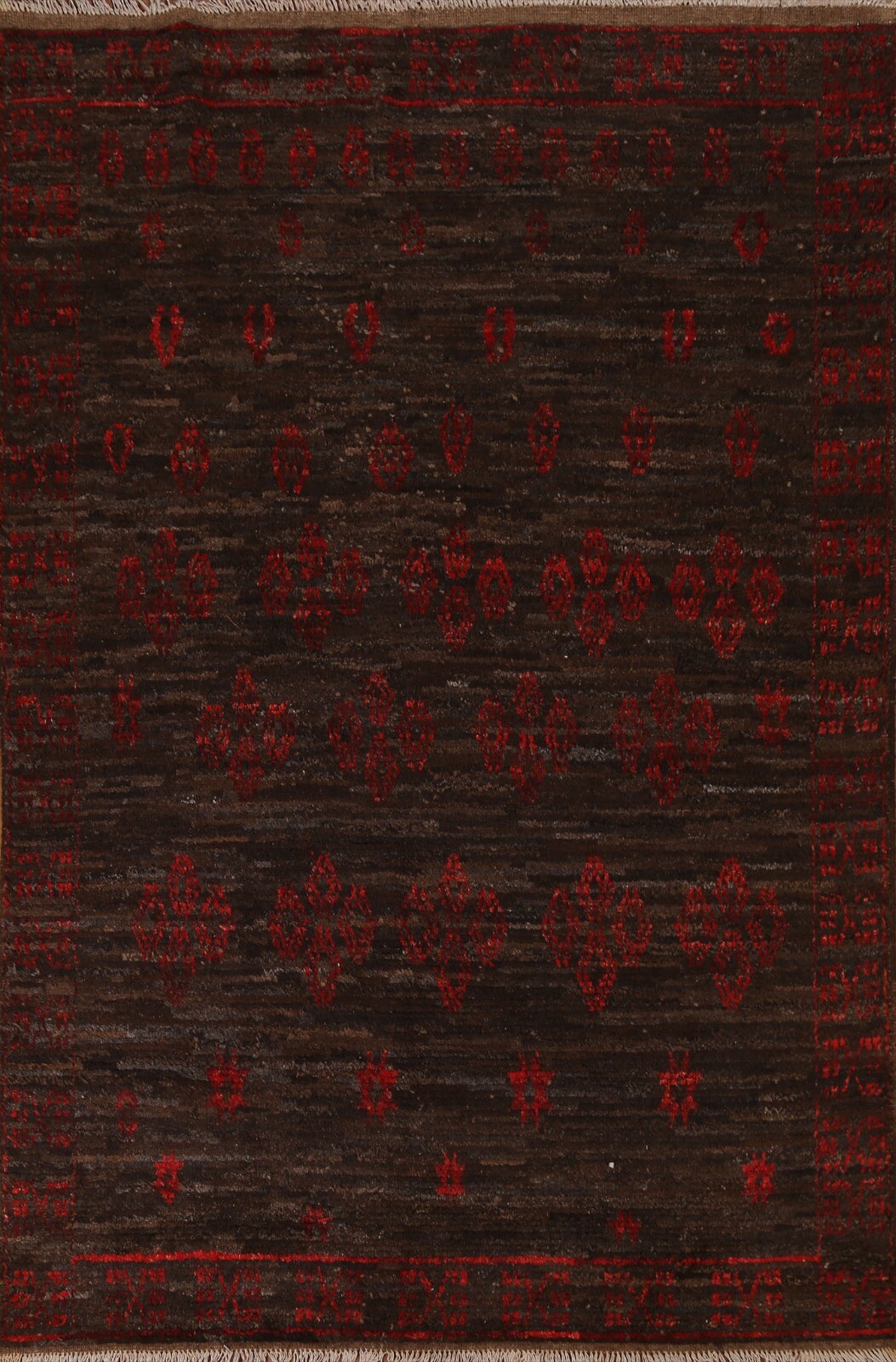 Moroccan Tribal Area Rug 6x8 Hand-knotted Wool Carpet